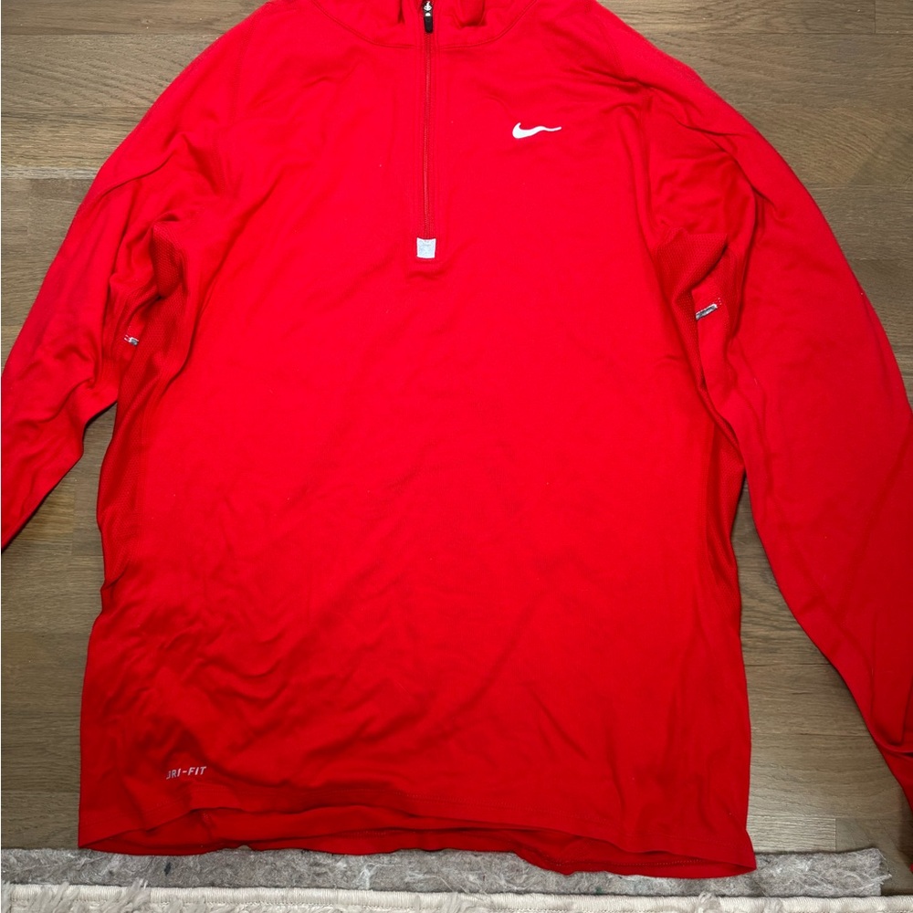 Nike Red Dri-FIT Athletic Top